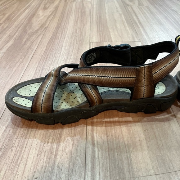 Keen Mens Brown Anatomic Footbed Open Toe Strap Sandals Size 11.5 - Picture 7 of 16